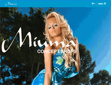 Tablet Screenshot of miuma.com